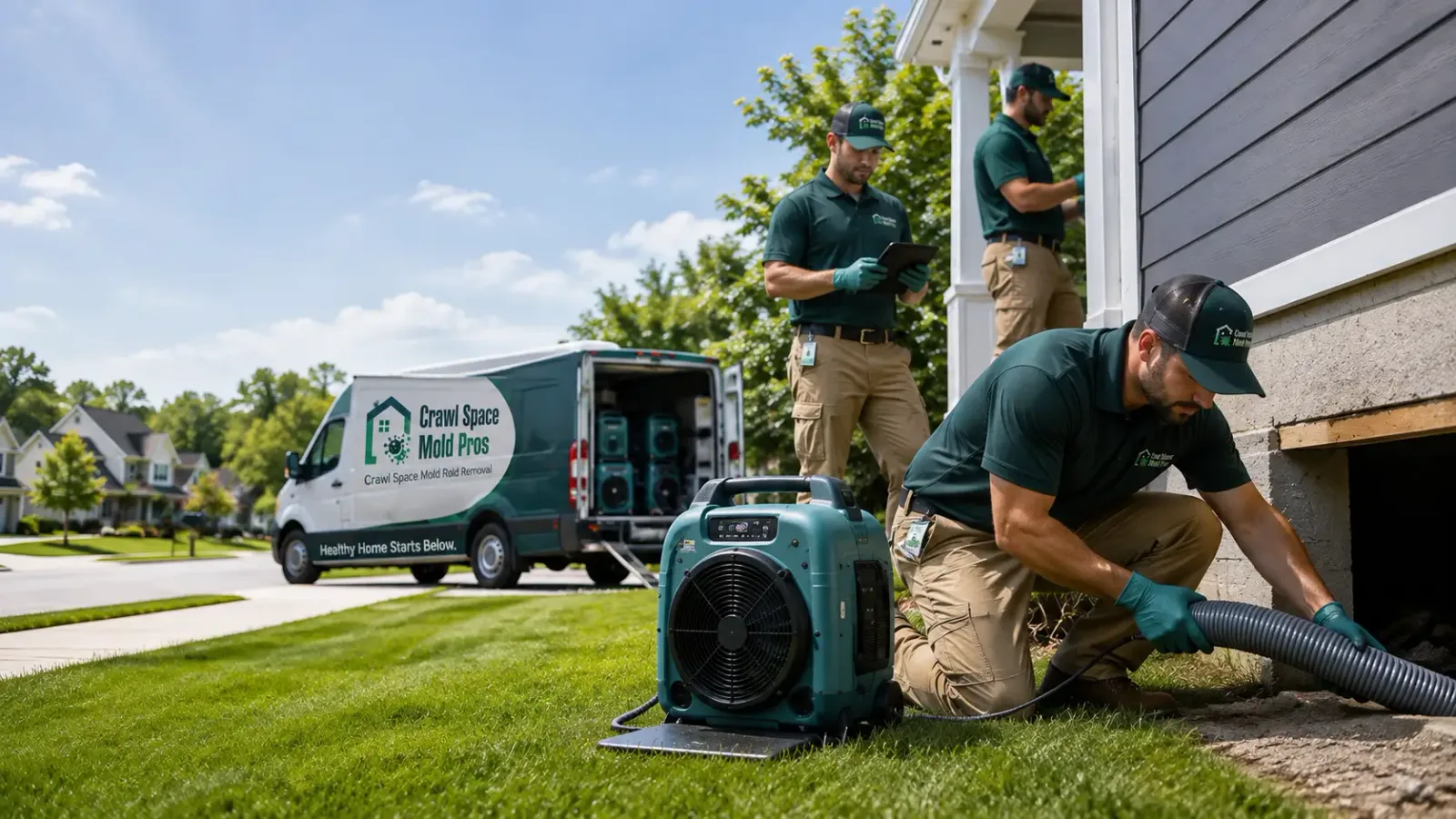 Crawl Space Mold Removal in Augusta, WI